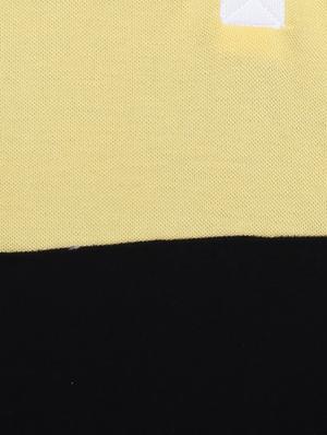 polo neck color block t-shirt - 17979292 - Standard Image - 5