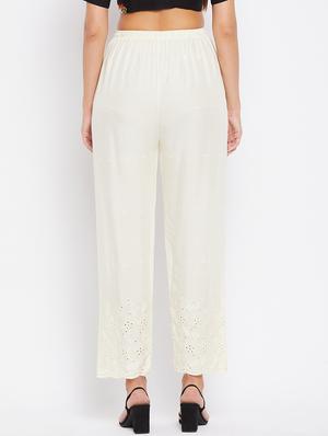 mid rise solid palazzo - 17980648 - Standard Image - 3