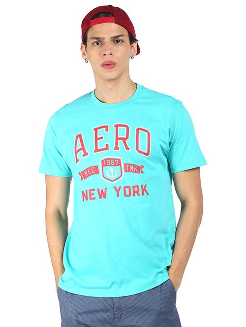 blue printed t-shirt - 17982062 - Standard Image - 1