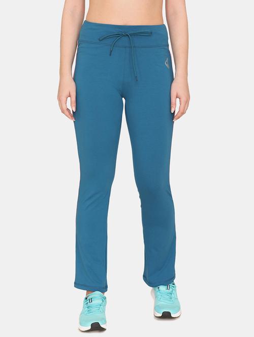 blue solid track pant - 17982318 - Standard Image - 1