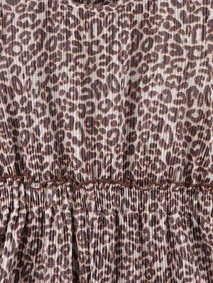 brown animal print jumpsuit - 17982391 - Standard Image - 3