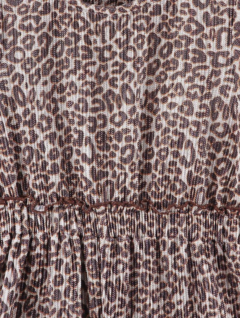 brown animal print jumpsuit - 17982391 - Zoom Image - 3
