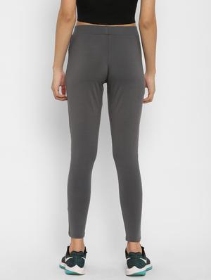 mid rise solid track pants - 17982510 - Standard Image - 3