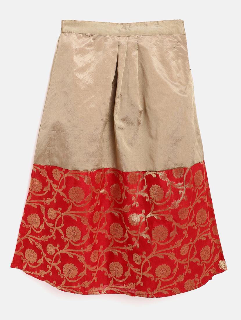 red printed lehnga choli - 17982718 - Zoom Image - 3