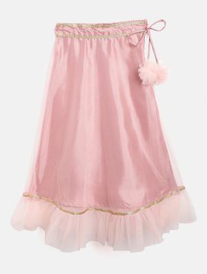 pink net lehnga choli - 17982720 - Standard Image - 3