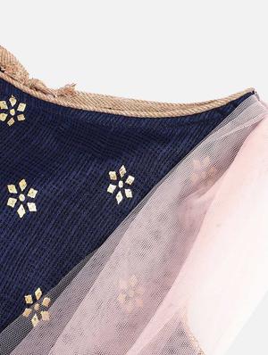 pink net lehnga choli - 17982720 - Standard Image - 5