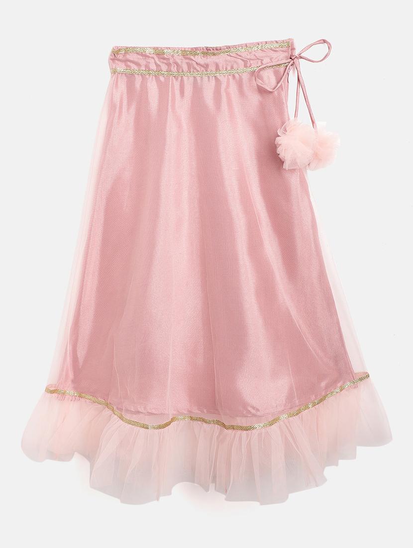 pink net lehnga choli - 17982720 - Zoom Image - 3