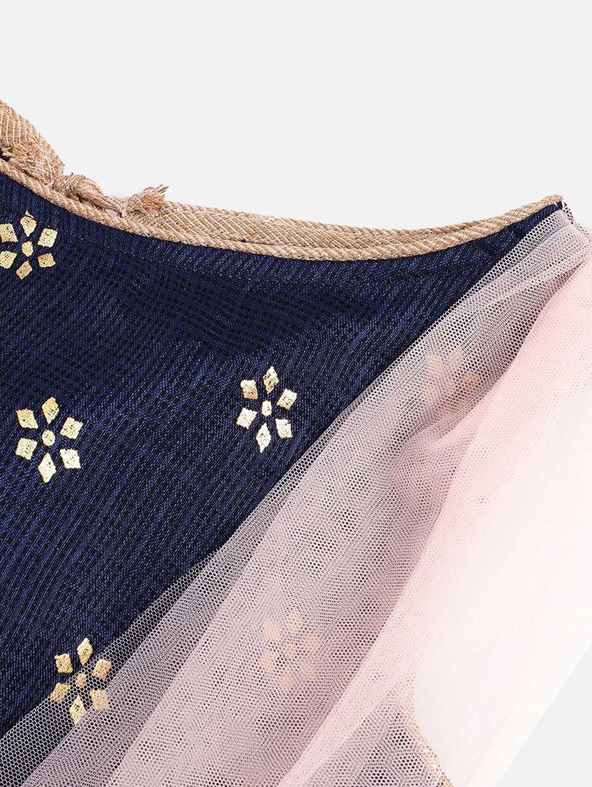 pink net lehnga choli - 17982720 - Zoom Image - 5