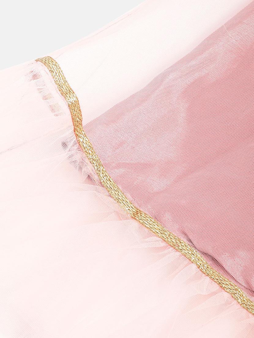 pink net lehnga choli - 17982720 - Zoom Image - 6