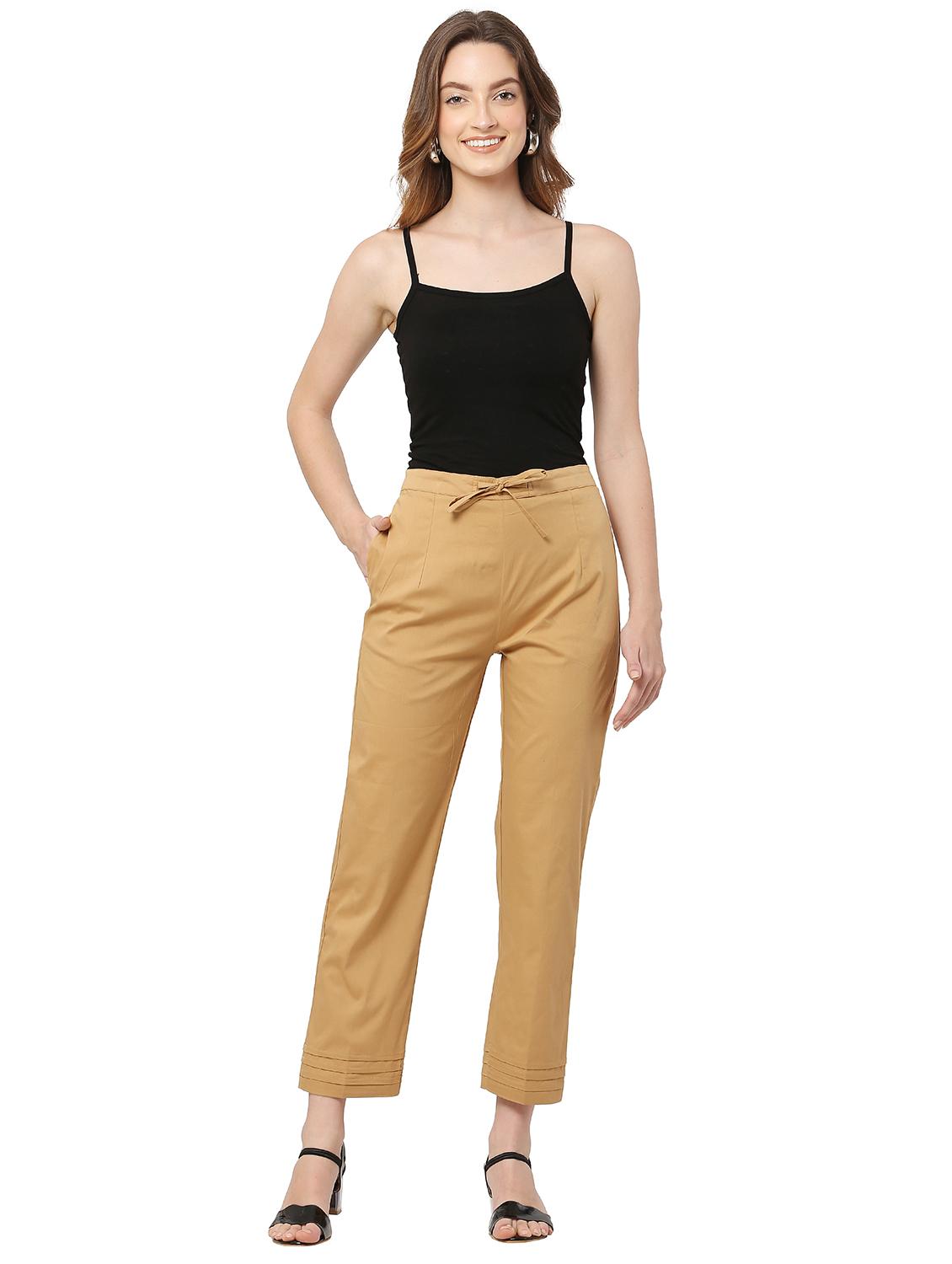 solid pleated trouser - 17983336 - Zoom Image - 4