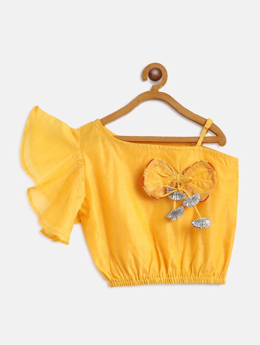 yellow printed regular suit set - 17983614 - Zoom Image - 3