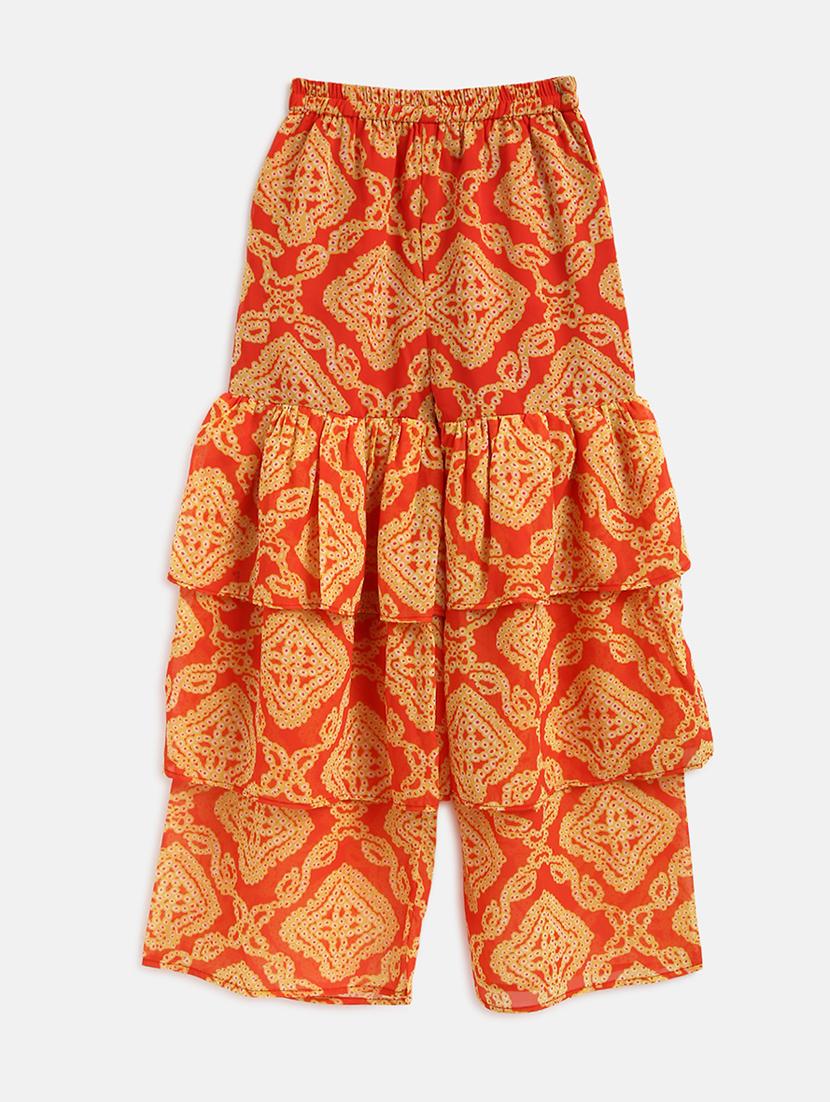yellow printed regular suit set - 17983614 - Zoom Image - 4