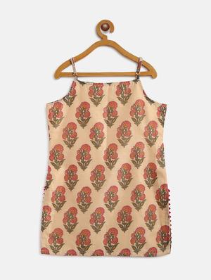 beige printed regular suit set - 17983615 - Standard Image - 3