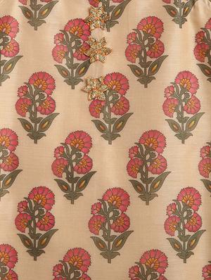 beige printed regular suit set - 17983615 - Standard Image - 5