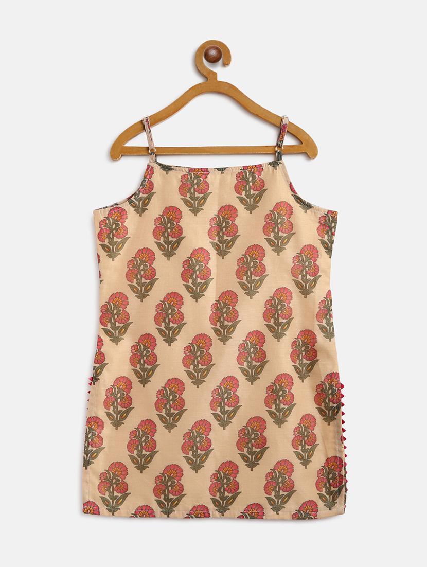 beige printed regular suit set - 17983615 - Zoom Image - 3