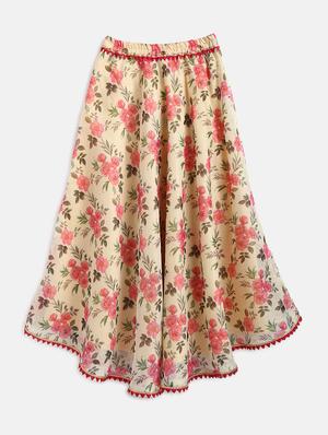 pink printed lehnga choli - 17983616 - Standard Image - 4