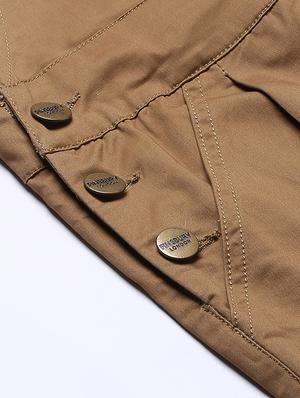 pocket patch solid dungaree jumpsuit - 17984060 - Standard Image - 5