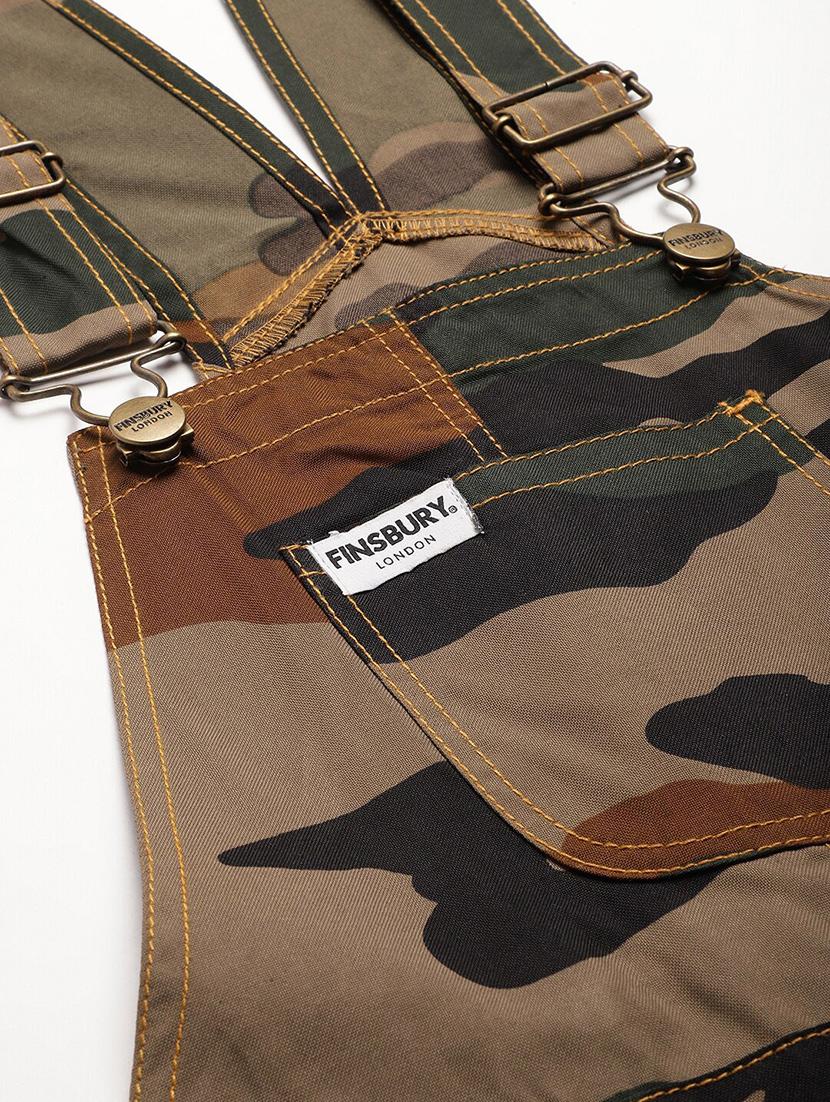 pocket patch camouflage dungaree jumpsuit - 17984061 - Zoom Image - 6