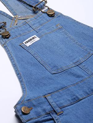 pocket patch solid dungaree jumpsuit - 17984065 - Standard Image - 5