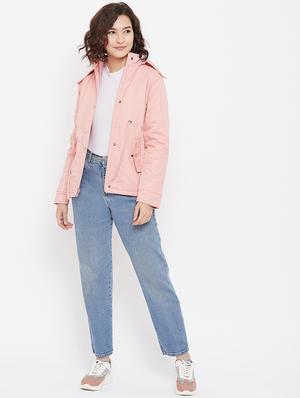 hooded neck quilted jacket - 17984124 - Standard Image - 5