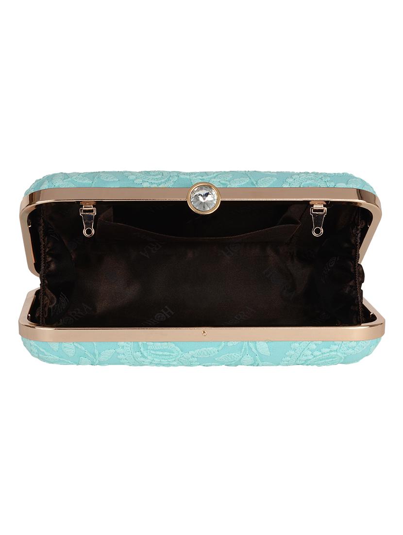 blue cotton box clutch - 17986610 - Zoom Image - 3
