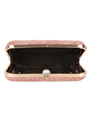 pink cotton box clutch - 17986612 - Standard Image - 3