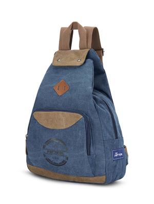 blue canvas backpack - 17989774 - Standard Image - 4