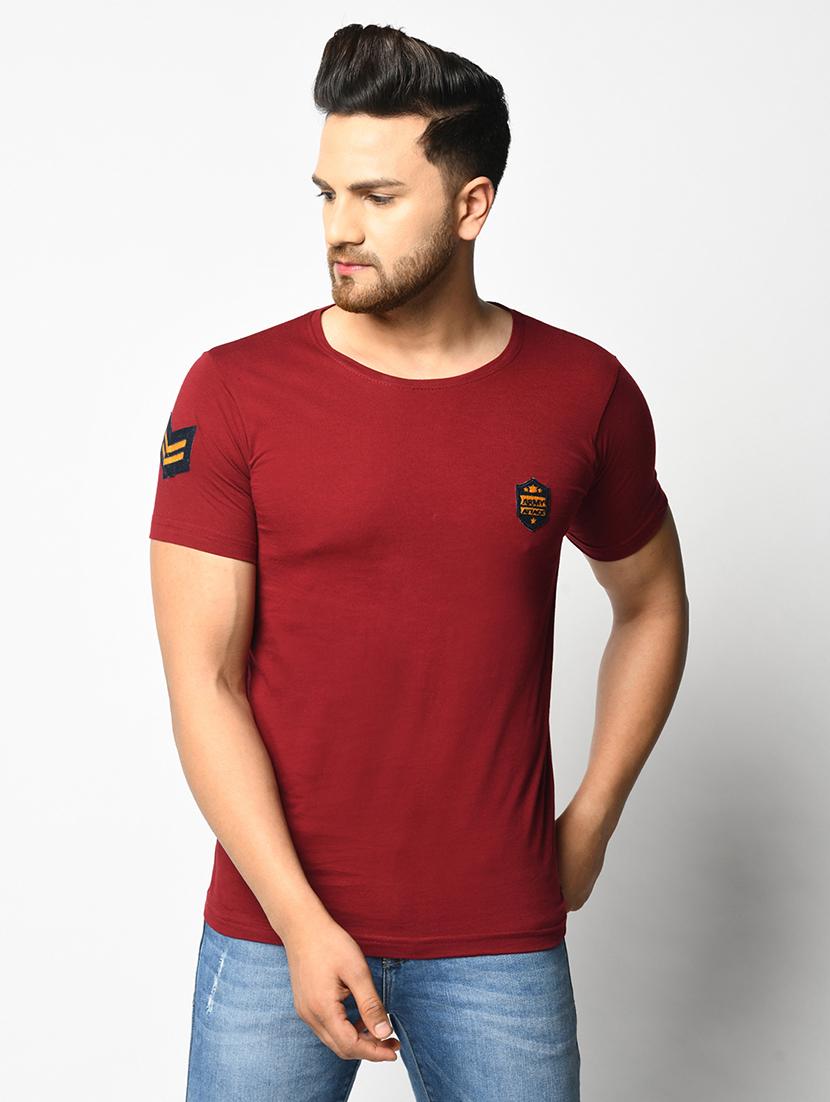 set of 2 multi colored solid t-shirts - 17994716 - Zoom Image - 4