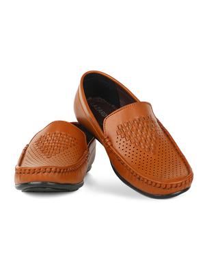 tan slip on loafer - 17995378 - Standard Image - 4