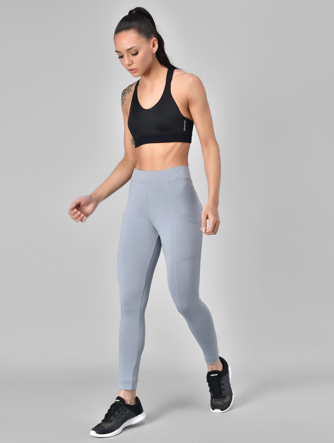high rise solid track pant - 17995476 - Zoom Image - 4