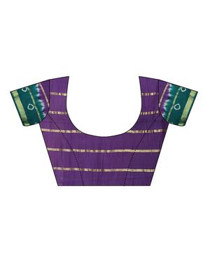 bandhani printed saree with blouse - 17996556 - Standard Image - 4