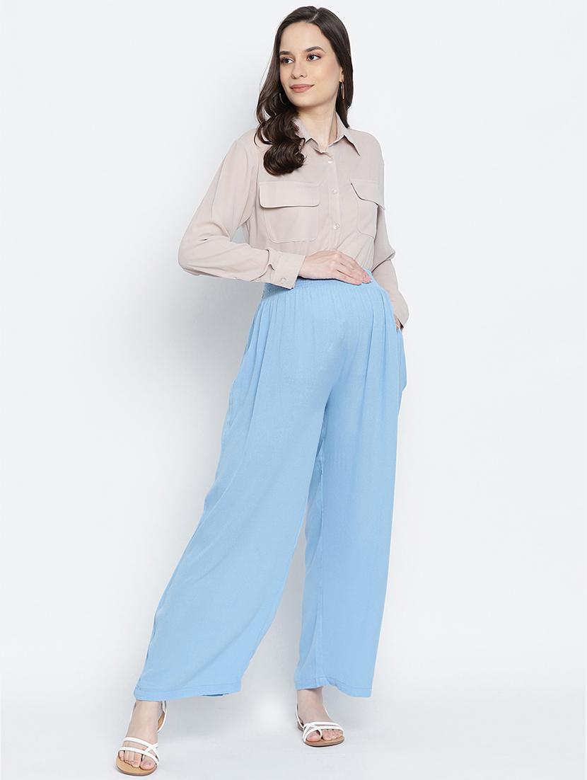 mid rise solid flat front trouser - 17996844 - Zoom Image - 4