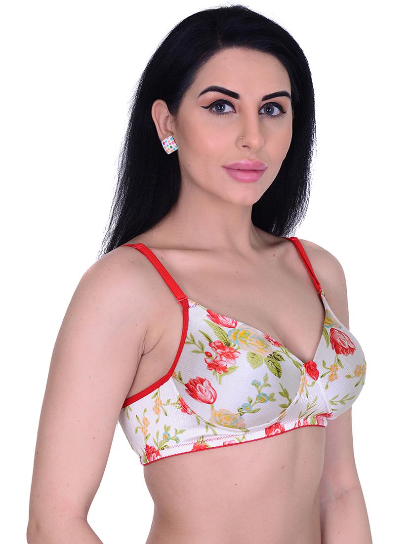 red floral push up bra - 17997151 - Zoom Image - 2