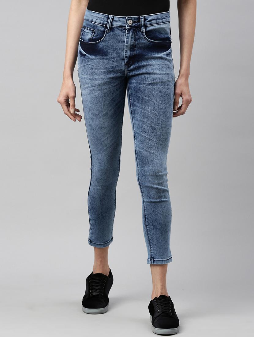 stone washed denim jean - 17997798 - Zoom Image - 1