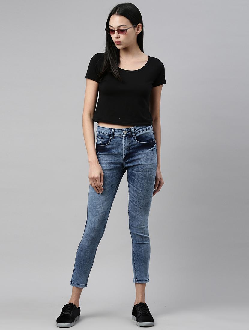 stone washed denim jean - 17997798 - Zoom Image - 4