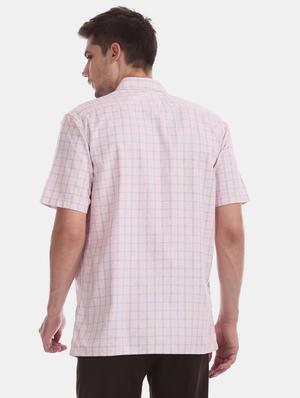 pink checkered formal shirt - 17999982 - Standard Image - 4