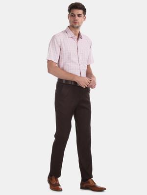 pink checkered formal shirt - 17999982 - Standard Image - 5