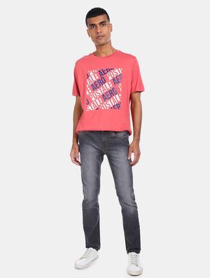 pink front print t-shirt - 18001820 - Standard Image - 4