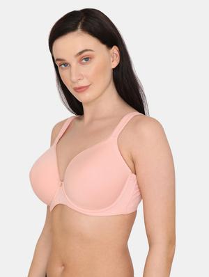 pink solid t-shirt bra - 18002688 - Standard Image - 2