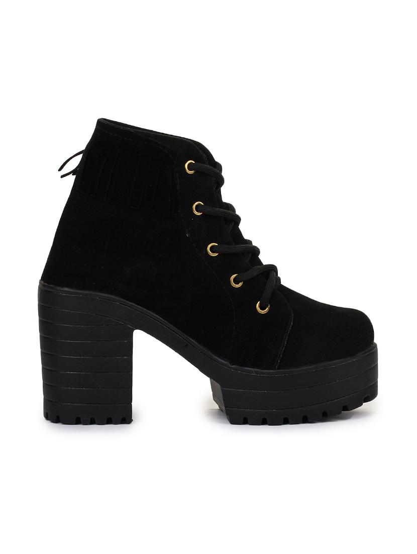 black lace up ankle boot - 18002781 - Zoom Image - 2