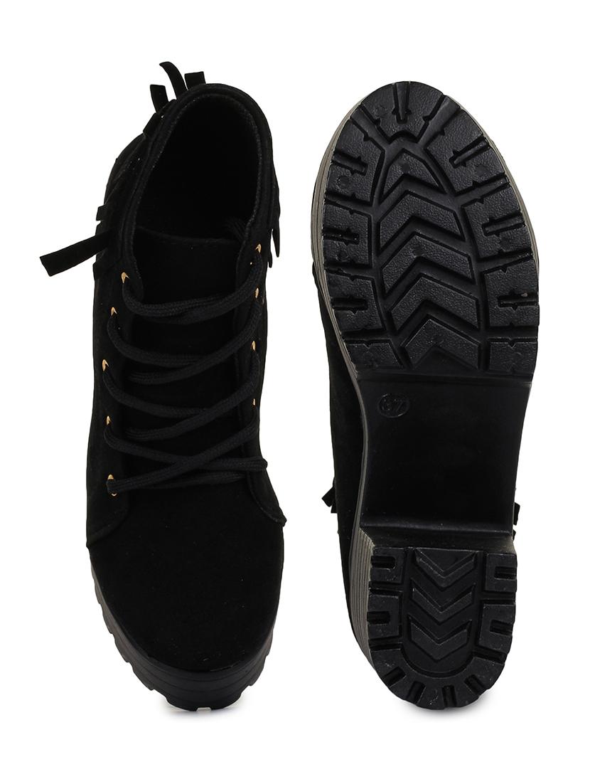 black lace up ankle boot - 18002781 - Zoom Image - 4
