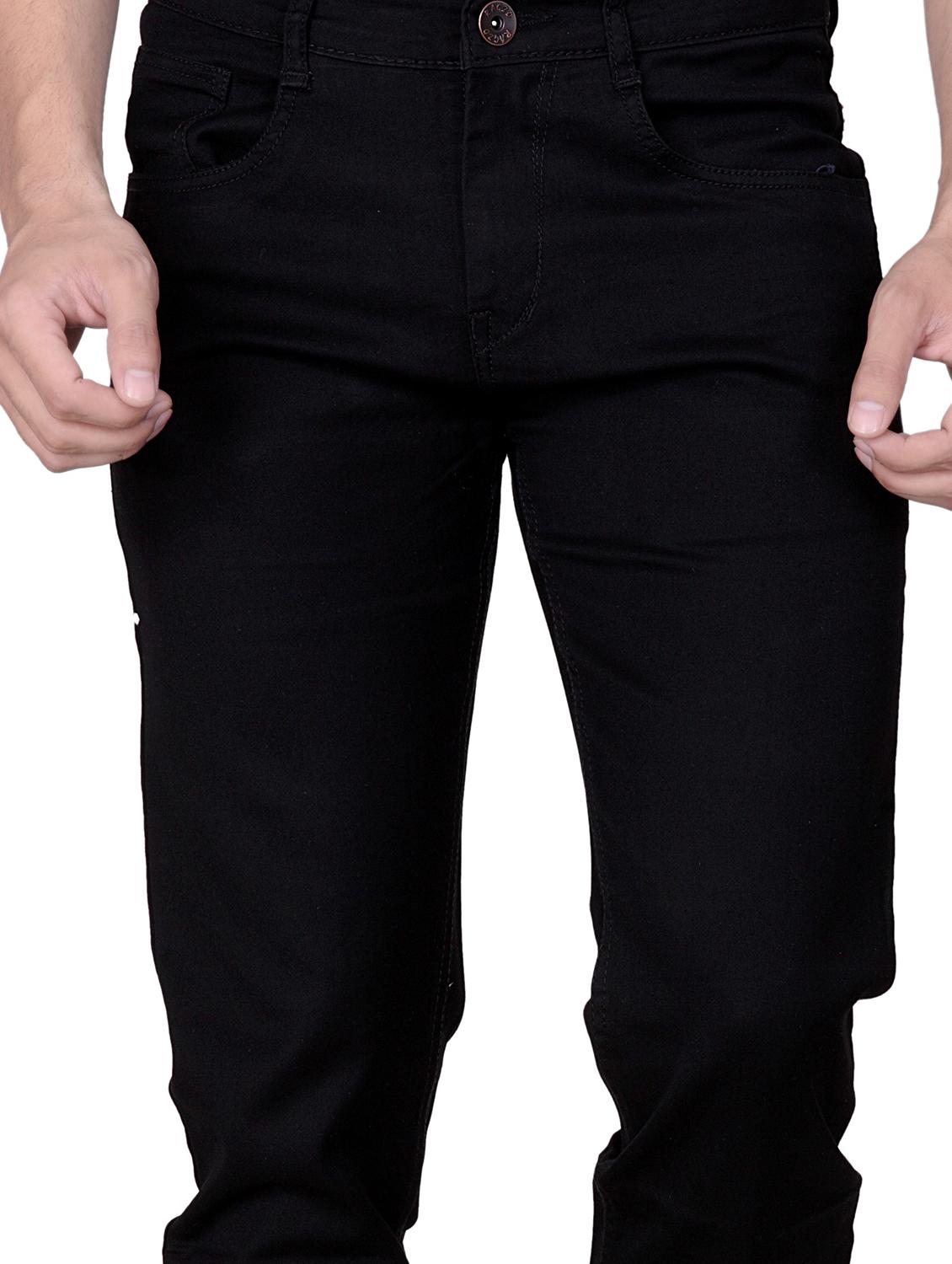 black denim plain jeans - 18003470 - Zoom Image - 5