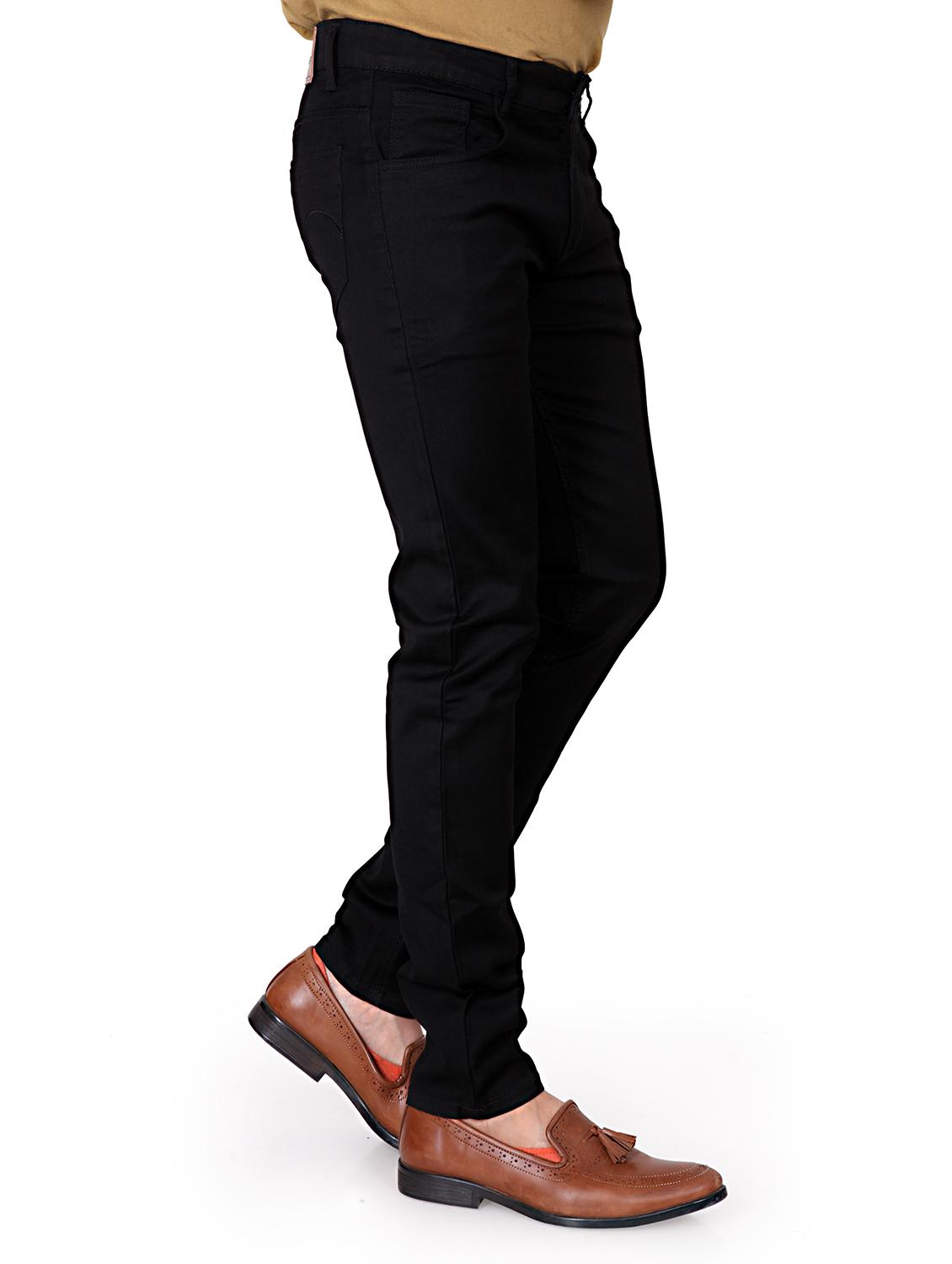 black denim plain jeans - 18003478 - Zoom Image - 2