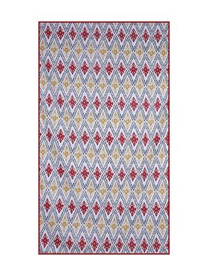texstylers 200 tc pure cotton canvas jaipuri block printed 6 seater table cloth cover with 6 napkins - 18003778 - Standard Image - 3