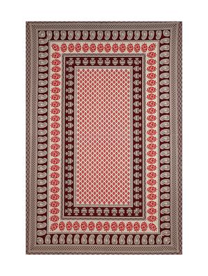 texstylers 200 tc pure cotton jaipuri printed traditional set of 6 pcs's single bed diwan set - 18005392 - Standard Image - 4