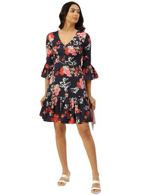floral print skater dress - 18006247 - Standard Image - 5