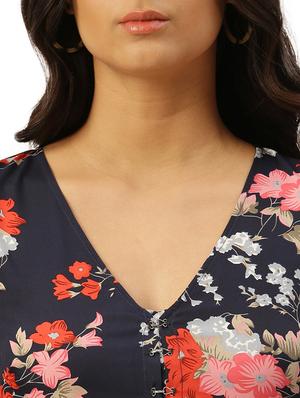 floral print skater dress - 18006247 - Standard Image - 6