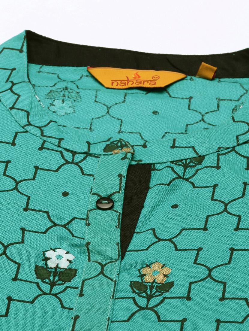 printed straight kurta - 18007052 - Zoom Image - 6