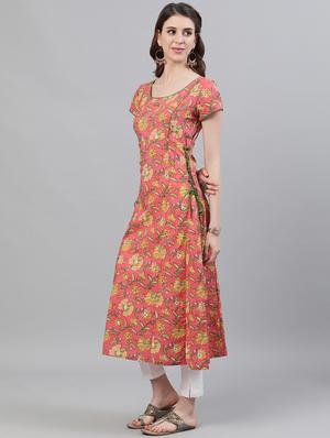 floral a-line kurta - 18007409 - Standard Image - 2