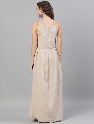 tie knot shoulder empire line dress - 18007539 - Standard Image - 3